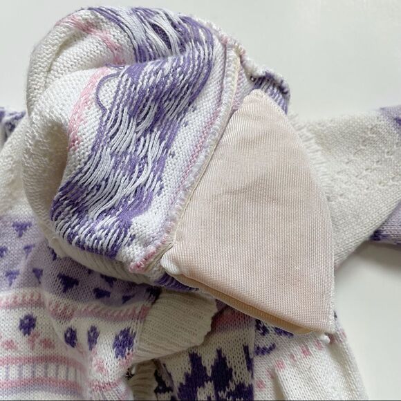 Vintage 90’s Pastel Pointelle Knit Cardigan - Picture 11 of 14